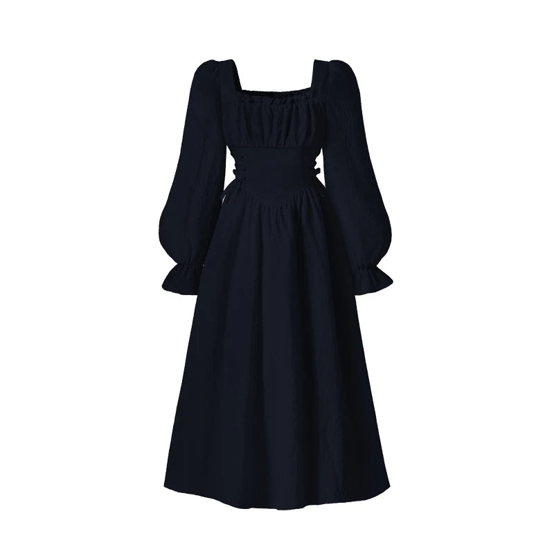 Harlow Square Collar Dress  New Princess Dress