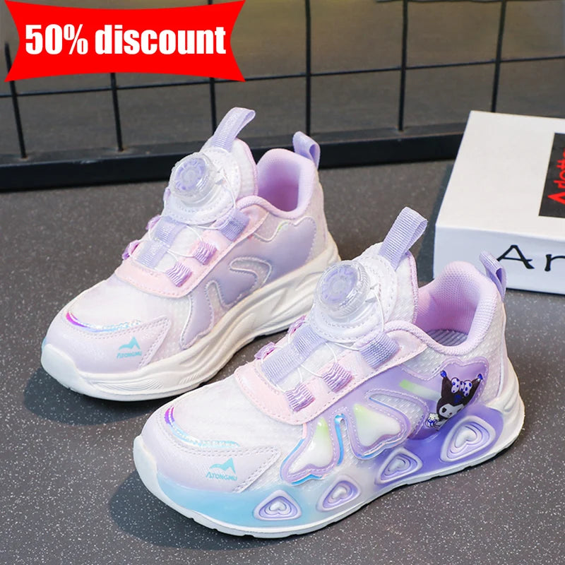 Childrens Sports Shoes Girls Cute Patterns Fashion Daily Casual Walking Shoes