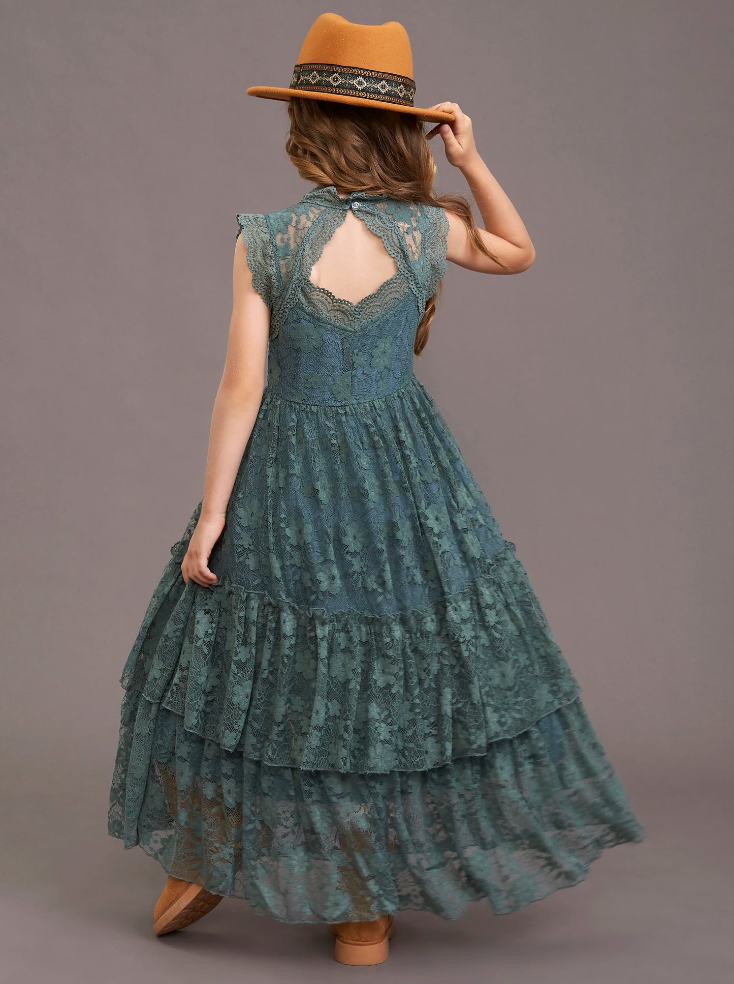 Summer Mesh New Print Lace Skirt Lace Wedding Flower Breathable Dress