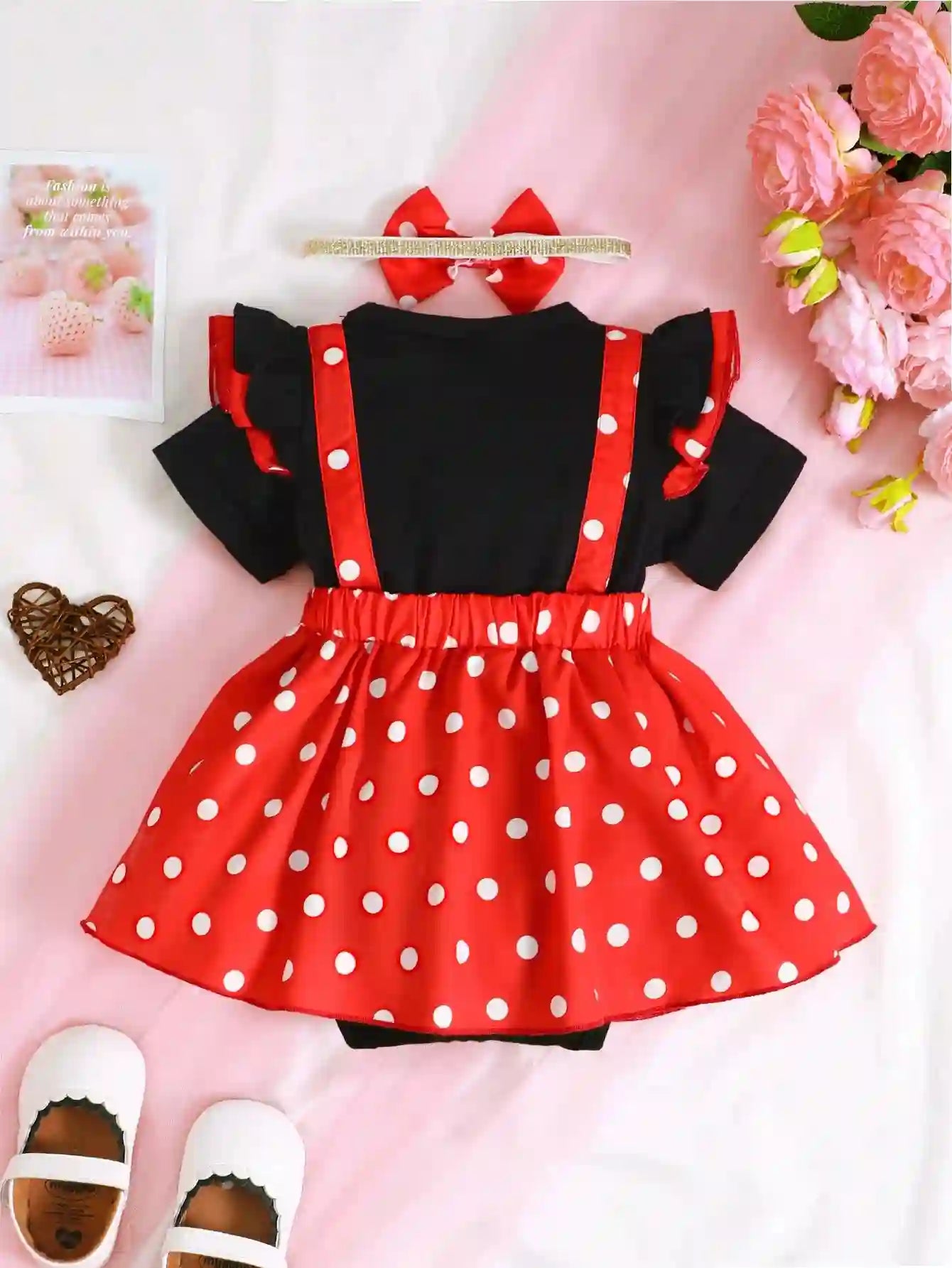Jada Baby Girl Dress - Casual Dot Print Set 0-1 Year