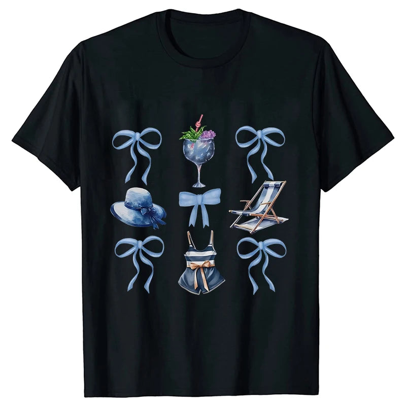 María T-Shirts Girls Friends Single Farewell Party Summer Coastal