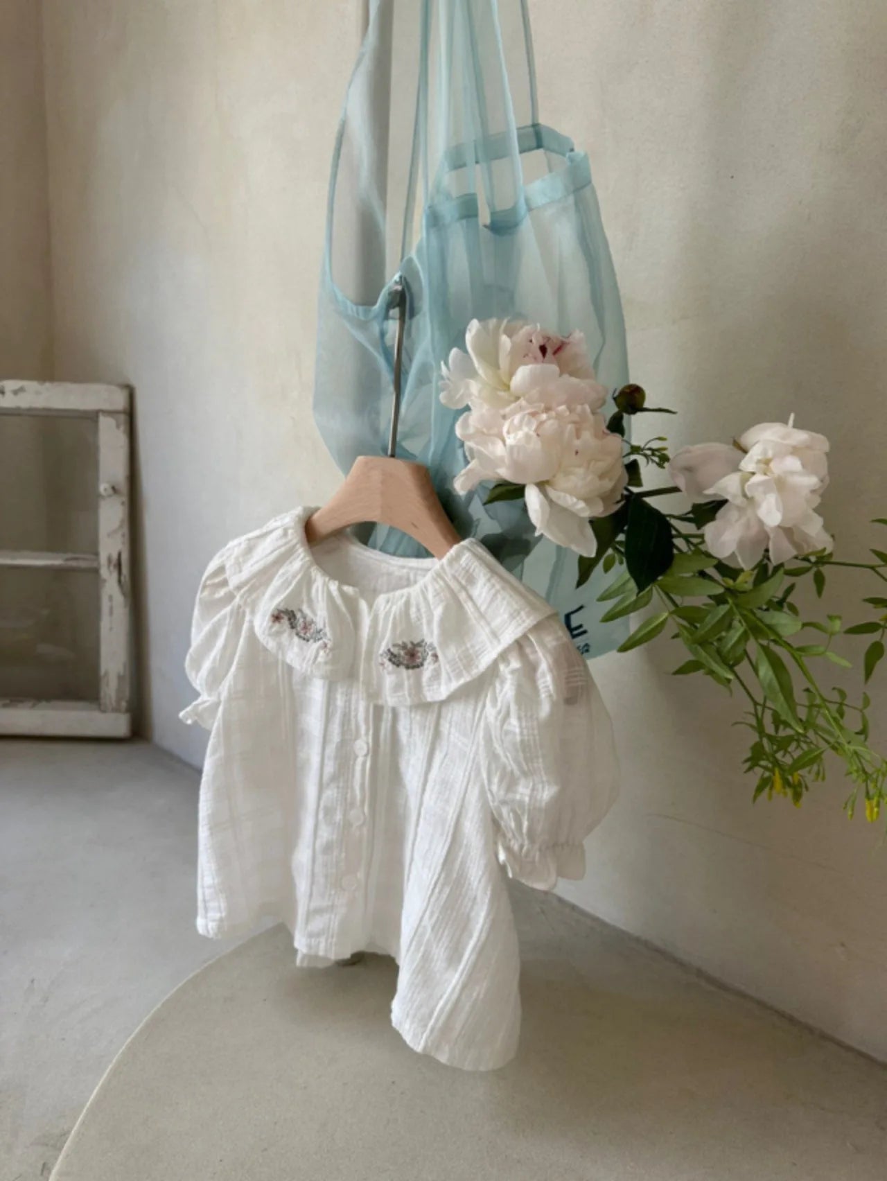 Ranselys Sweet Cute Baby Floral Collar Tops