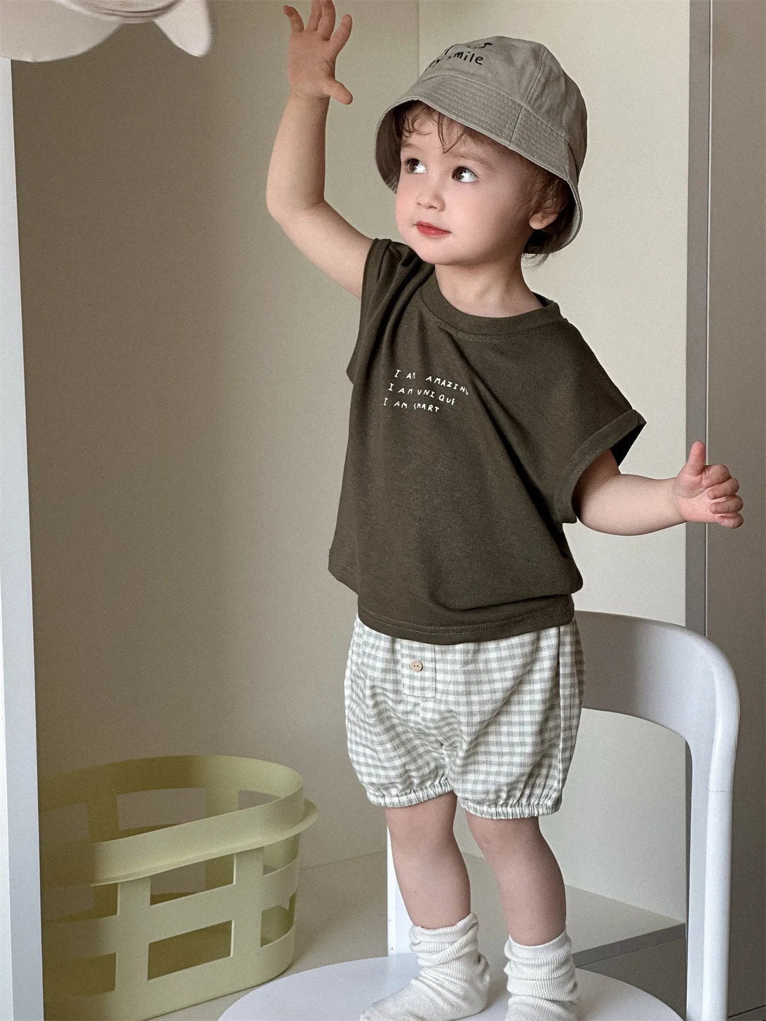 Santiago New Baby Short Sleeve Tees - GuGuTon baby store - Baby Fashion - Toddlers Outfits - Babies Outfits - Toddler Clothes - Kids Clothing - Newborn Clothes - Newborn Wear - Kids Wear - Trending Clothes - Trending Outfits - Fall Fashion - Winter Fashion - Girls Clothes - Boys Clothes - Babies Wear - Kids Accessories - KidsWear - Summer Clothes - Summer Fashion - Summer Trend - Falls Sweaters - Tops - Bottom - Jeans - Blouse - Dresses - Newborn Dresses - Toys