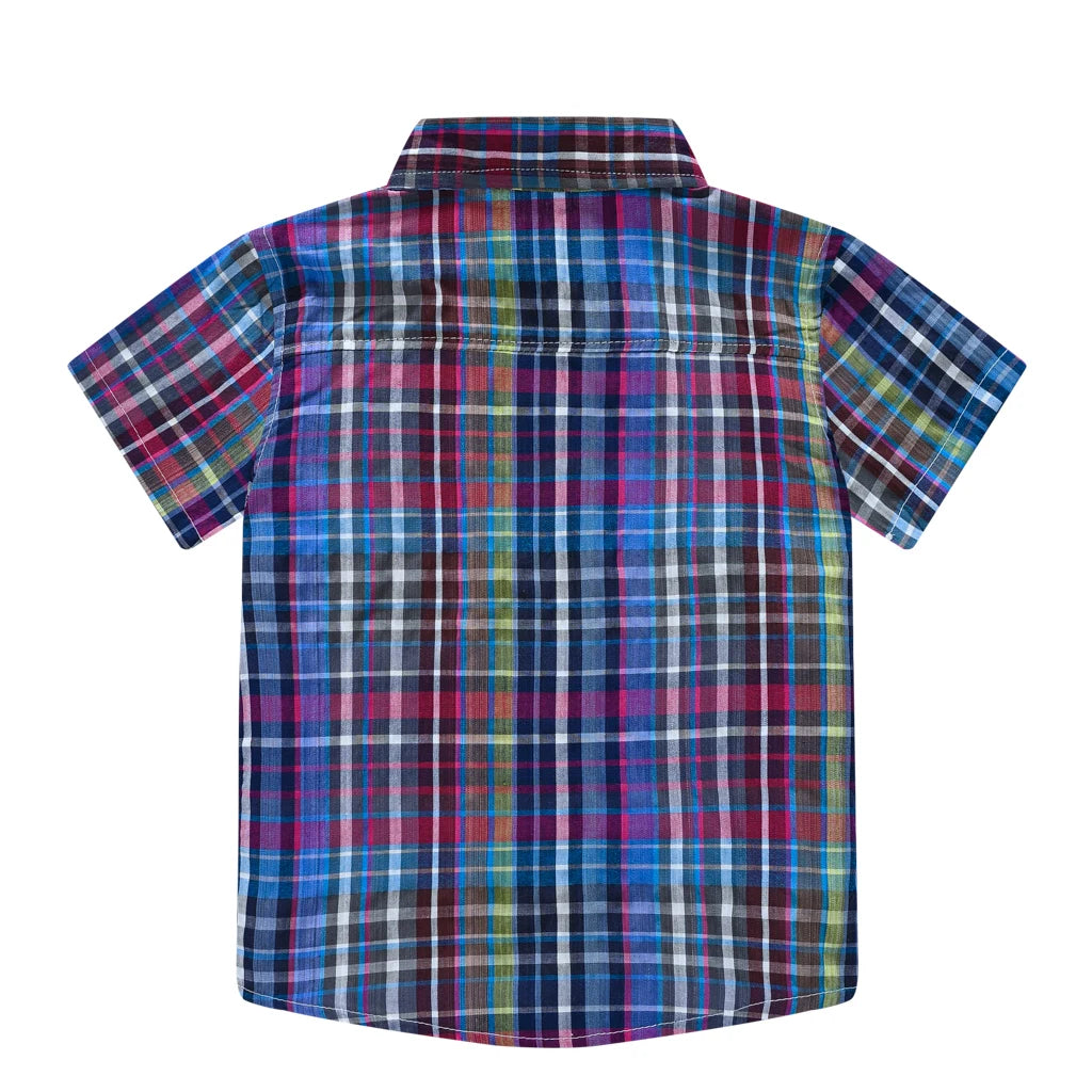 Ivan Children's Clothing Boy Plaid Shirt