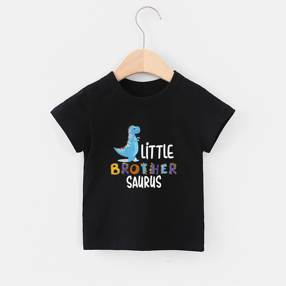 Saul Big Brother Little Brother Dinosaur Tees - GuGuTon baby store - Baby Fashion - Toddlers Outfits - Babies Outfits - Toddler Clothes - Kids Clothing - Newborn Clothes - Newborn Wear - Kids Wear - Trending Clothes - Trending Outfits - Fall Fashion - Winter Fashion - Girls Clothes - Boys Clothes - Babies Wear - Kids Accessories - KidsWear - Summer Clothes - Summer Fashion - Summer Trend - Falls Sweaters - Tops - Bottom - Jeans - Blouse - Dresses - Newborn Dresses - Toys