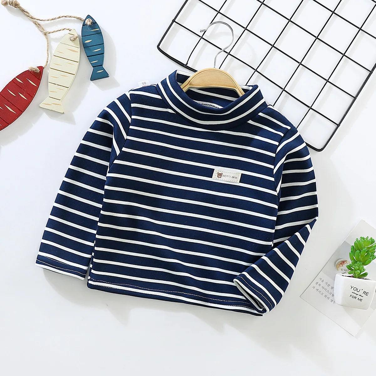 Jackson Cotton Striped Long Sleeve Tees