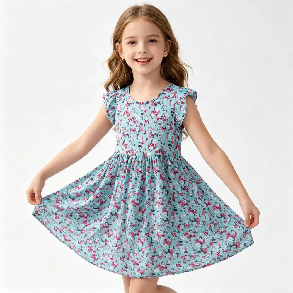 Girls Dresses Toddler Baby 1 to 2 3 4 5 6 7 8 9 10 11 12 13 14 15 16 Years Girl Casual Dress Teenager Korean Cute Children Dress