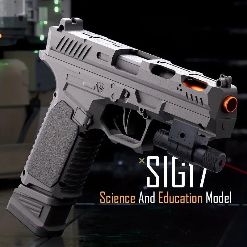 SIG17 Soft Bullet Gun with Blowback & Shell Ejection