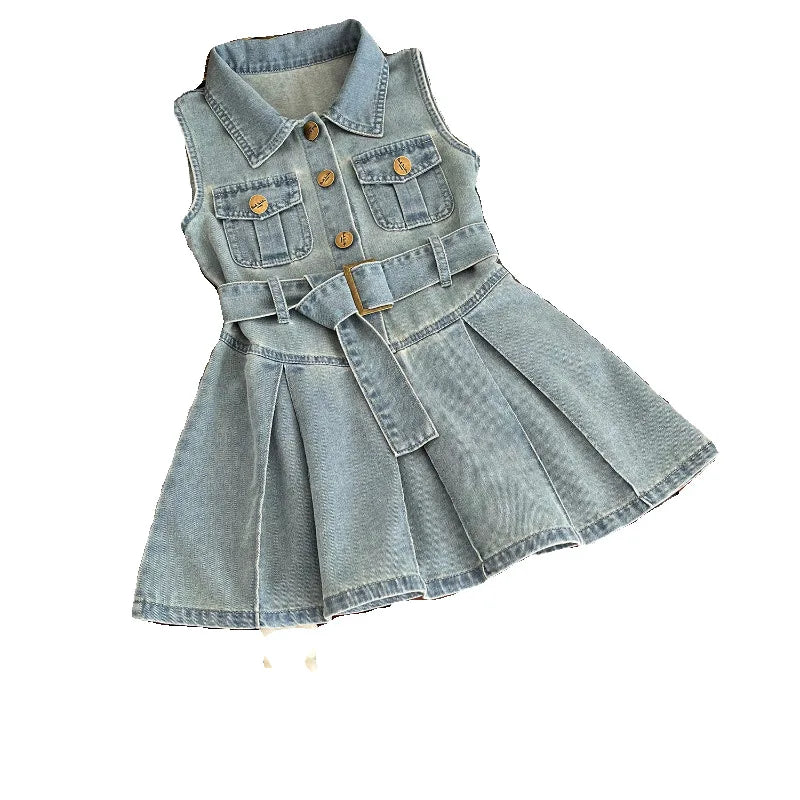 Vega Denim Dress Summer Cool Baby Girls Casual