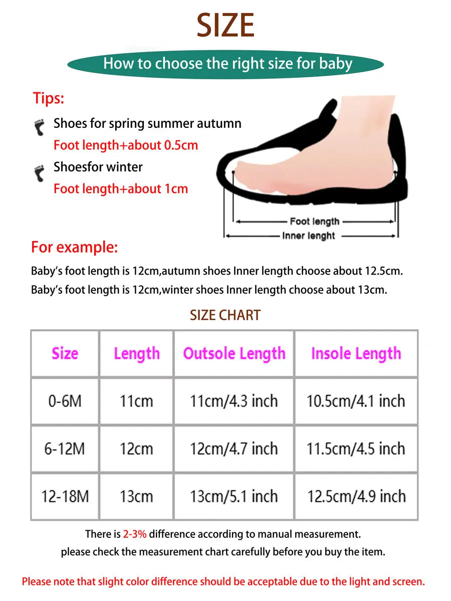 Baby Shoes Classic Dress Cute Bow-knot Heart Anti-slip Soft Sole