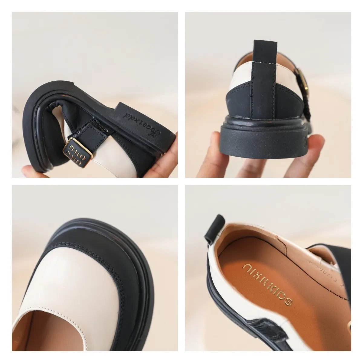 Girls Leather Shoes for School Party Wedding Fashion Elegant Children Mary Janes Pu Leather Loafers Princess Kids Moccasins