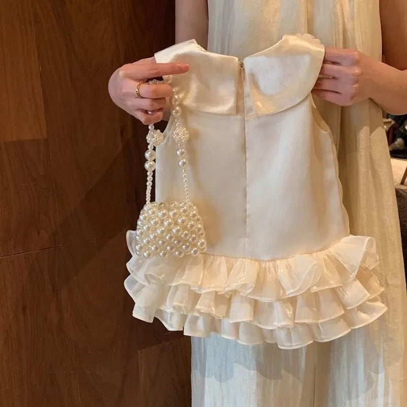 Summer Clothes Kids Girl Children Dresses Girls Elegant Eid Dresses Kids Clothes 2025  Clothing Princess Dress Young Dresses
