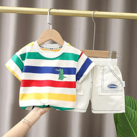 Children Clothing Sets for Boys - Summer Cotton Tees