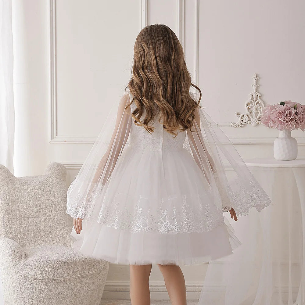 New Children's Elegant Party Dresses Halloween Costume Girl Princess Dresses