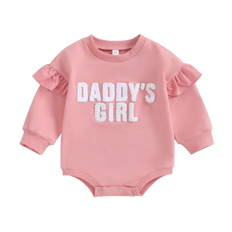 sofia Baby Girl Oversized Romper Long Sleeve Bubble Daddys - GuGuTon baby store - Baby Fashion - Toddlers Outfits - Babies Outfits - Toddler Clothes - Kids Clothing - Newborn Clothes - Newborn Wear - Kids Wear - Trending Clothes - Trending Outfits - Fall Fashion - Winter Fashion - Girls Clothes - Boys Clothes - Babies Wear - Kids Accessories - KidsWear - Summer Clothes - Summer Fashion - Summer Trend - Falls Sweaters - Tops - Bottom - Jeans - Blouse - Dresses - Newborn Dresses - Toys