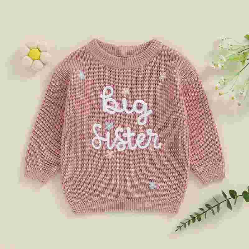 Cambria Girls Big Sister Sweater - Toddler Knit Pullover