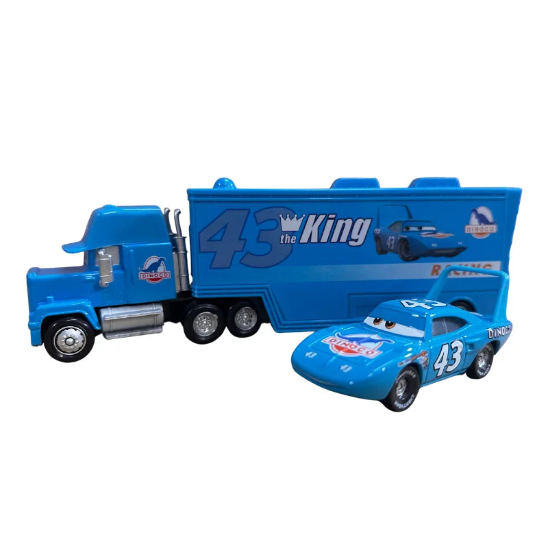 2025 New Disney Pixar Cars And Truck Set Lightning Mcqueen Uncle Mike Model Trucks Racing Car New Year Christmas Gift for Boys
