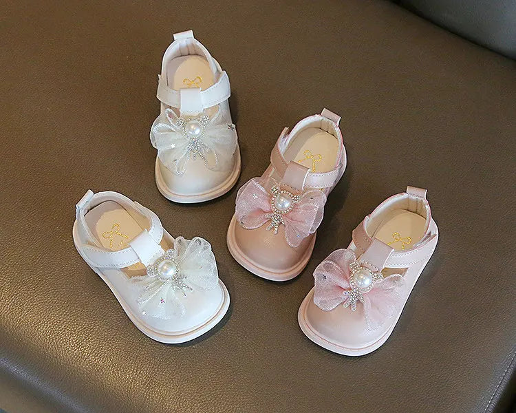 Baby Girls Shoes PU Toddler Princess Dress Shoes
