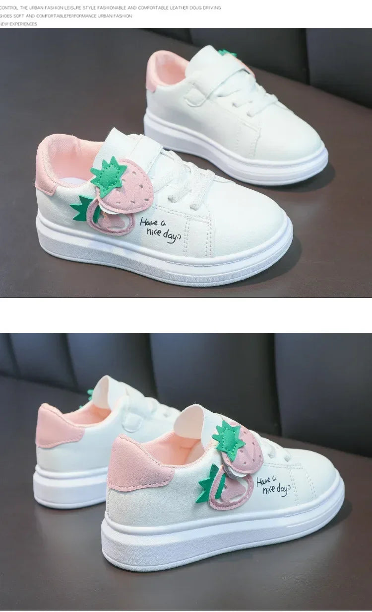 girl shoes 2025 spring autumn sports shoes children's soft-soled
