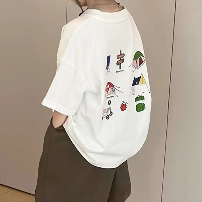 Romiel Short Sleeves American High Tees - GuGuTon baby store - Baby Fashion - Toddlers Outfits - Babies Outfits - Toddler Clothes - Kids Clothing - Newborn Clothes - Newborn Wear - Kids Wear - Trending Clothes - Trending Outfits - Fall Fashion - Winter Fashion - Girls Clothes - Boys Clothes - Babies Wear - Kids Accessories - KidsWear - Summer Clothes - Summer Fashion - Summer Trend - Falls Sweaters - Tops - Bottom - Jeans - Blouse - Dresses - Newborn Dresses - Toys