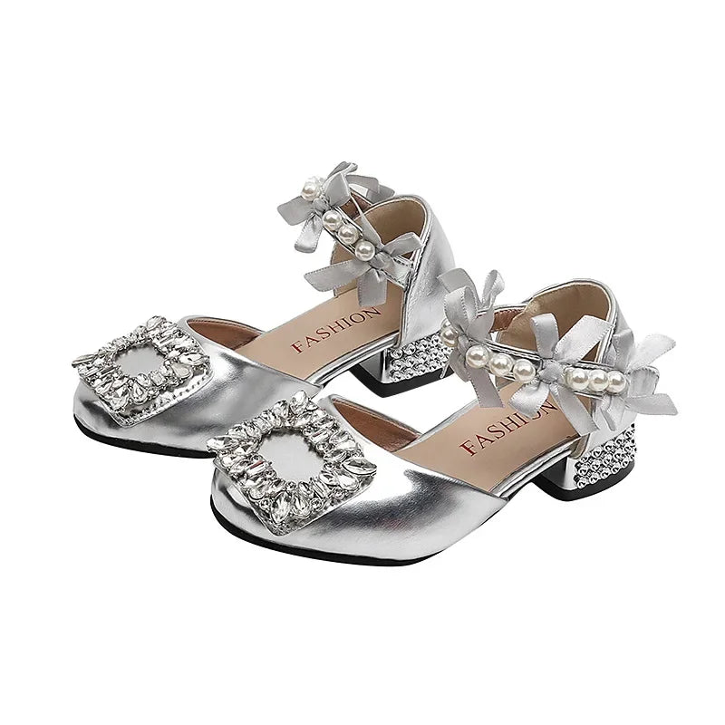 Girls' Princess High Heels 2025 Summer New Fashion