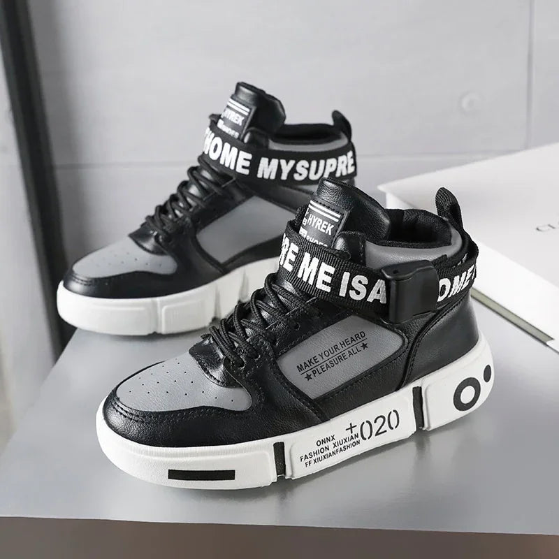 Big Boys High Sneakers Luxury Children Casual Shoes - GuGuTon baby store - Baby Fashion - Toddlers Outfits - Babies Outfits - Toddler Clothes - Kids Clothing - Newborn Clothes - Newborn Wear - Kids Wear - Trending Clothes - Trending Outfits - Fall Fashion - Winter Fashion - Girls Clothes - Boys Clothes - Babies Wear - Kids Accessories - KidsWear - Summer Clothes - Summer Fashion - Summer Trend - Falls Sweaters - Tops - Bottom - Jeans - Blouse - Dresses - Newborn Dresses - Toys