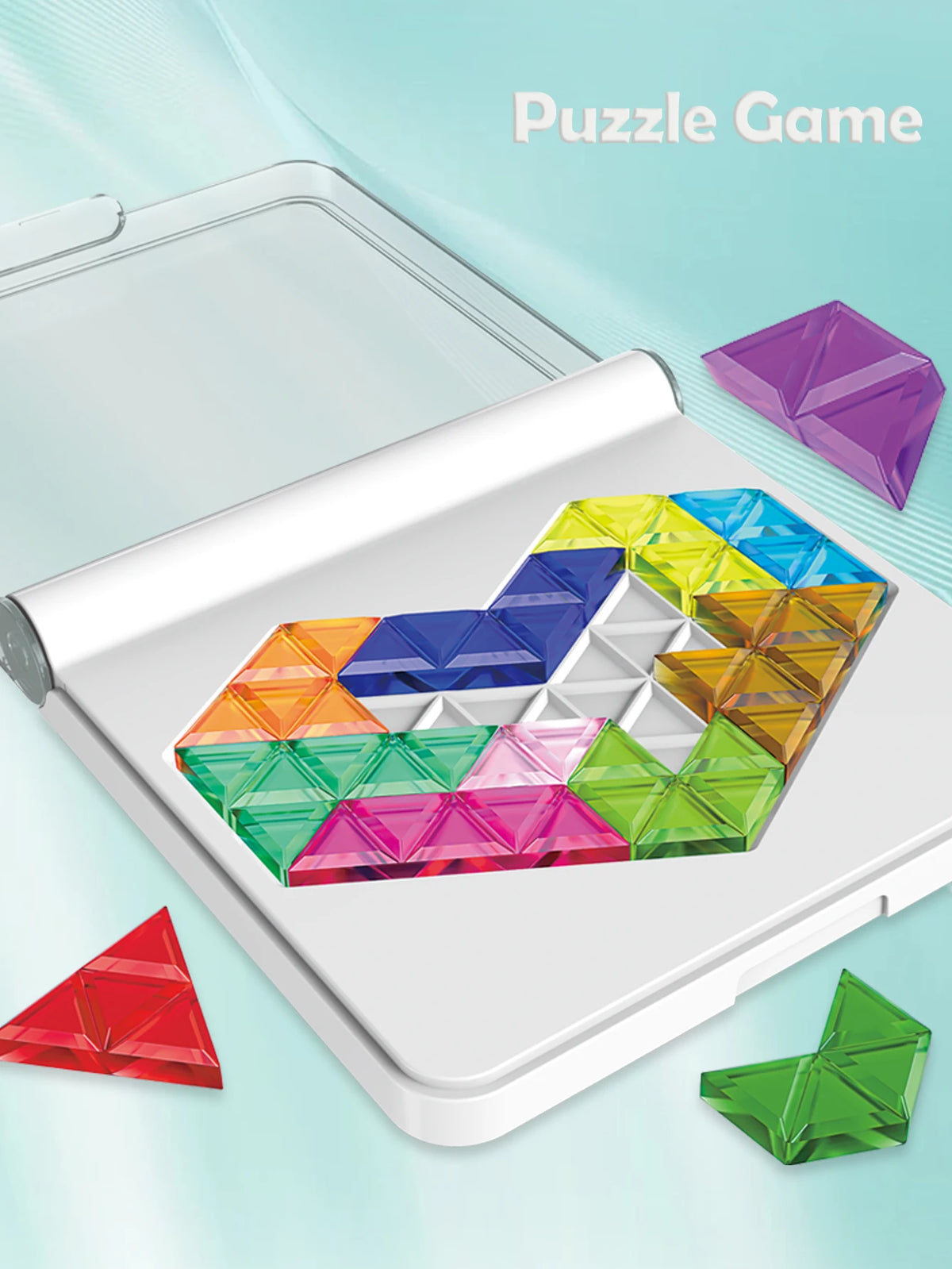 Puzzle Toys. Logical Thinking Training Fun Tabletop Games Multiple Shapes Colors