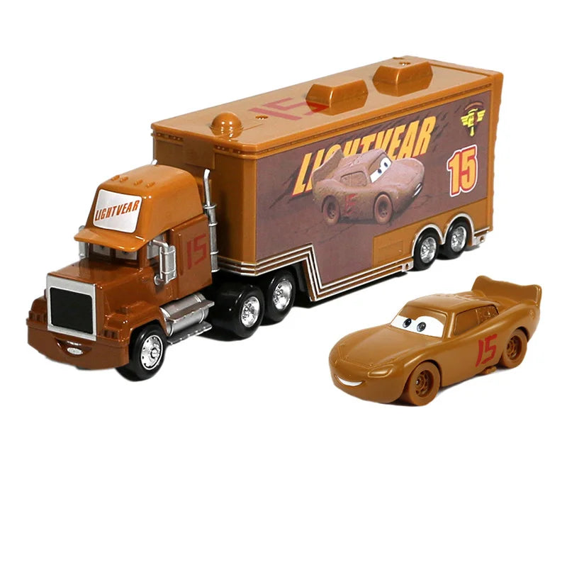 Cars 2 Mack Truck Pixar racing car Lightning McQueen Jackson Storm mini Car