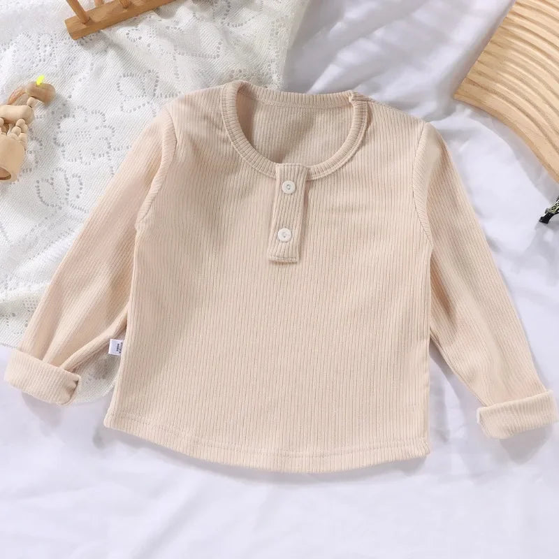 Diana Round Neck Base Long Sleeve Tops