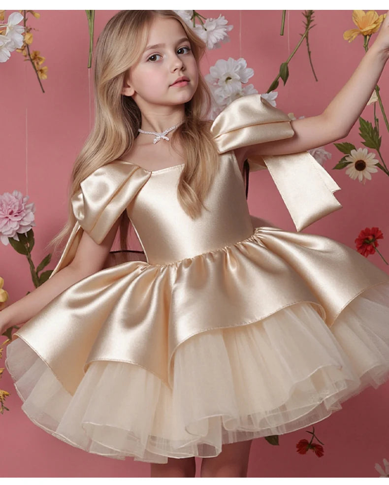 Girls' Christmas Dress, Birthday Party Dress, Important Holiday Ball Gown, Flower Girl Dress