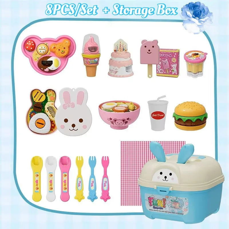 NEW Food Feeding Pudding Feeding Toy, Role Play Early Education Children's Play Kitchen Toys, Fun and Stress Relieving,Girl Gift