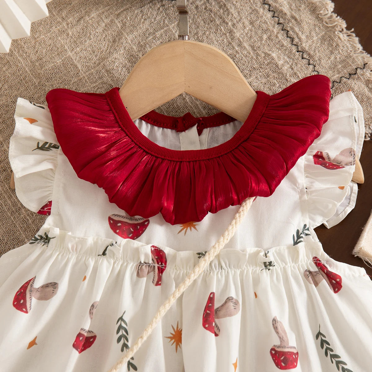 Girls' Dresses Summer Cartoon-Printed Cotton Sleeveless Baby Girls Dresses