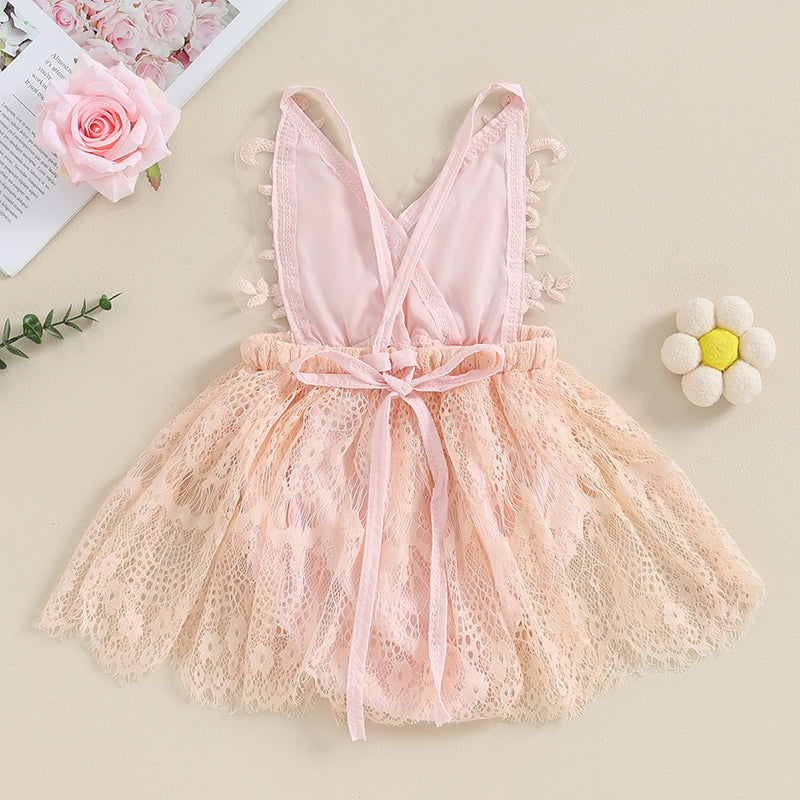 Lioraitiin Baby Girls Romper Dress