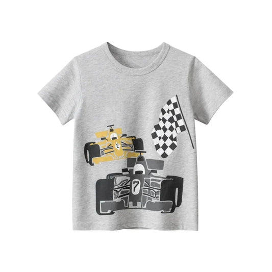 Daniel Cartoon Off-road Short Sleeve Tees