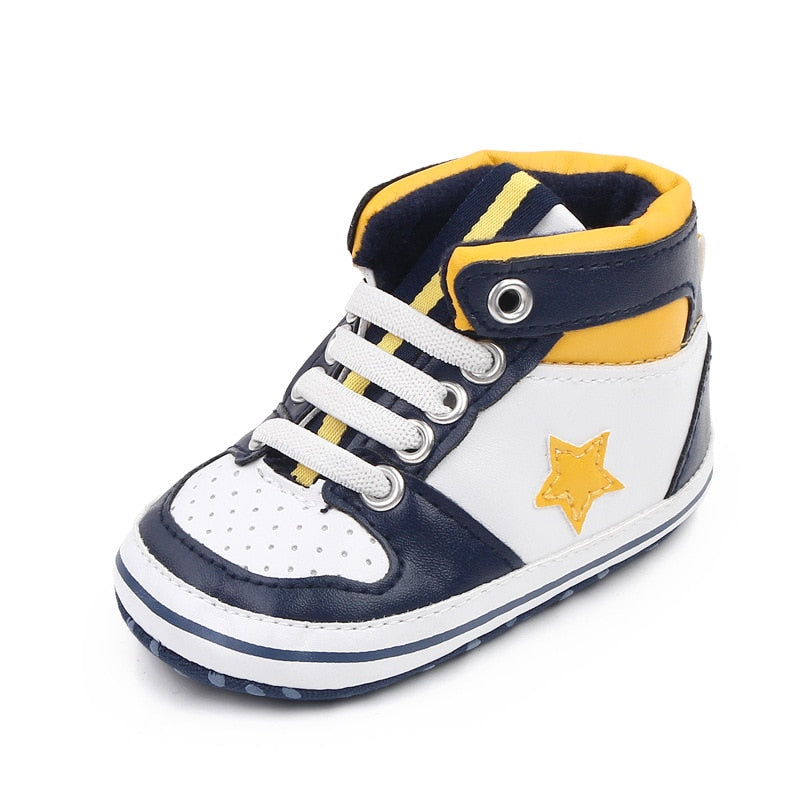 Baby Pu Leather Baby Boys Shoes Newborn Sports - GuGuTon