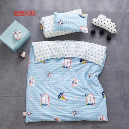 3Pcs Cotton Crib Bed Linen Kit Cartoon Baby Bedding Set - GuGuTon baby store - Baby Fashion - Toddlers Outfits - Babies Outfits - Toddler Clothes - Kids Clothing - Newborn Clothes - Newborn Wear - Kids Wear - Trending Clothes - Trending Outfits - Fall Fashion - Winter Fashion - Girls Clothes - Boys Clothes - Babies Wear - Kids Accessories - KidsWear - Summer Clothes - Summer Fashion - Summer Trend - Falls Sweaters - Tops - Bottom - Jeans - Blouse - Dresses - Newborn Dresses - Toys