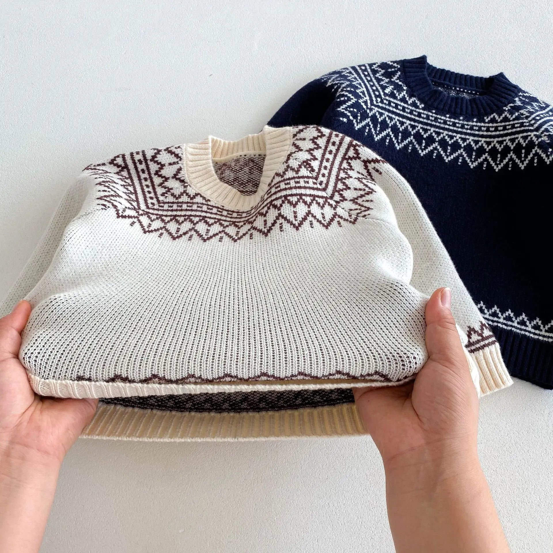 Richard Pullover Toddler Knit Cotton Sweater - GuGuTon baby store - Baby Fashion - Toddlers Outfits - Babies Outfits - Toddler Clothes - Kids Clothing - Newborn Clothes - Newborn Wear - Kids Wear - Trending Clothes - Trending Outfits - Fall Fashion - Winter Fashion - Girls Clothes - Boys Clothes - Babies Wear - Kids Accessories - KidsWear - Summer Clothes - Summer Fashion - Summer Trend - Falls Sweaters - Tops - Bottom - Jeans - Blouse - Dresses - Newborn Dresses - Toys