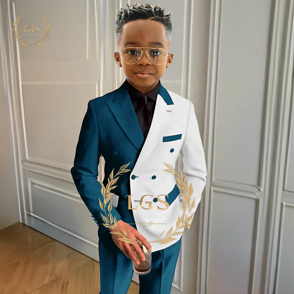Hugo Boys Formal Elegant Suit 2 Piece Set (Jacket and Pants) Kids Wedding - GuGuTon baby store - Baby Fashion - Toddlers Outfits - Babies Outfits - Toddler Clothes - Kids Clothing - Newborn Clothes - Newborn Wear - Kids Wear - Trending Clothes - Trending Outfits - Fall Fashion - Winter Fashion - Girls Clothes - Boys Clothes - Babies Wear - Kids Accessories - KidsWear - Summer Clothes - Summer Fashion - Summer Trend - Falls Sweaters - Tops - Bottom - Jeans - Blouse - Dresses - Newborn Dresses - Toys
