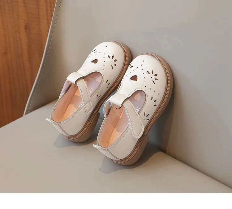 Summer Girls Love Shoes Breathable Suitable for School Footwear Autumn Flats