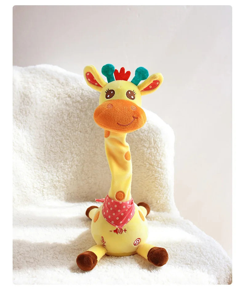 Dancing Talking Giraffe Toy with Songs and Adjustable Volume