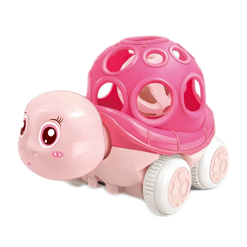 Baby Car Toys for 6 12 Months Friction Car Infant Soft Rubber Inertial Push and Go