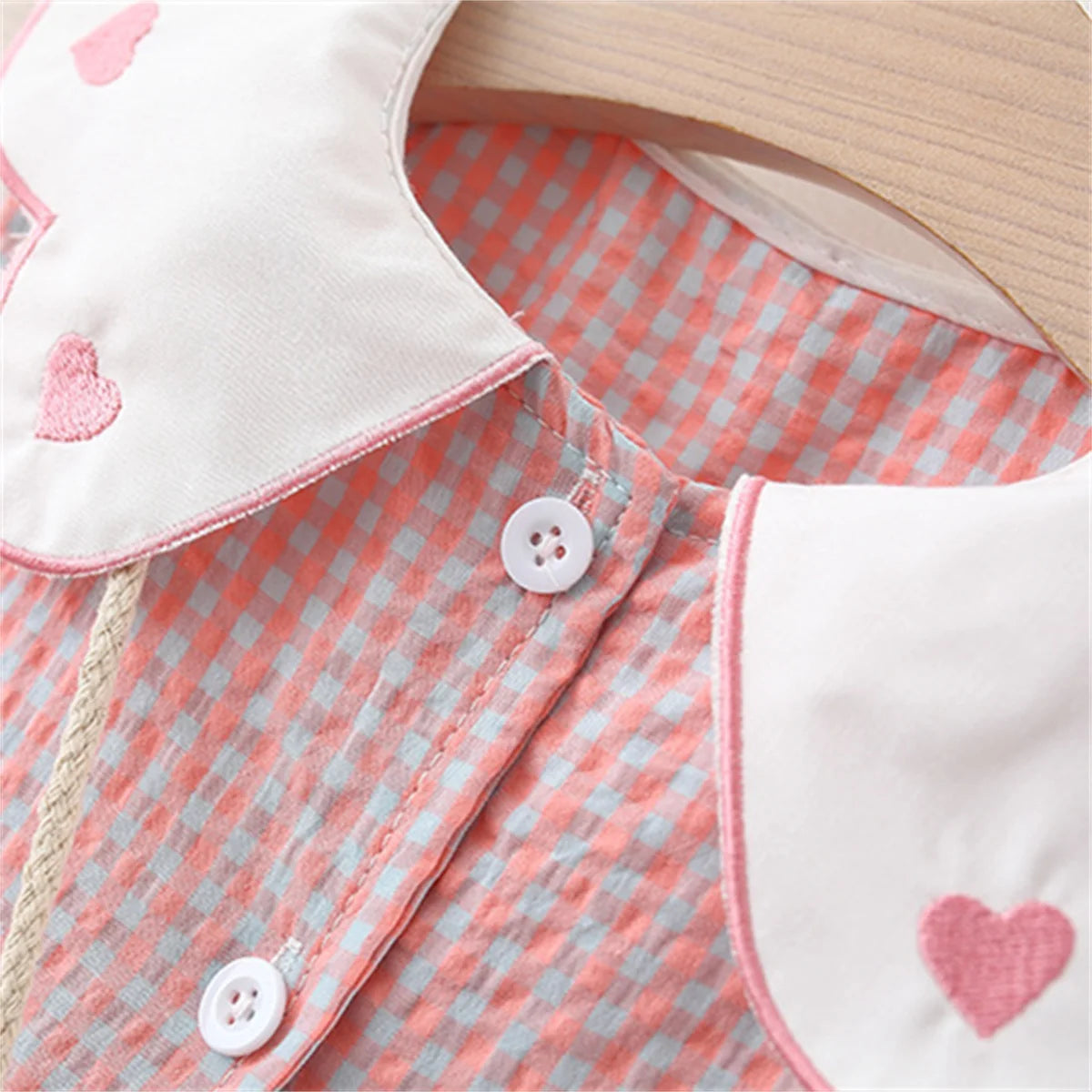 Ciara Infant Cotton Summer Dress with Backpack