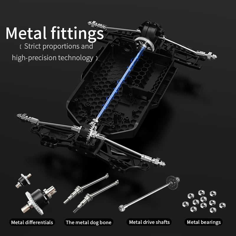 KF10 1:10 4WD RC Car 70KM/H OR 50KM/H Off Road Car 2.4G High Speed Racing Brushless Motor Remote Control Car Drift Monster Truck
