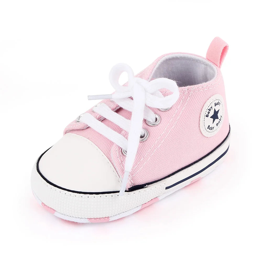 Spring New Baby Shoes Boy and Girl Classic Canvas Casual Sneakers