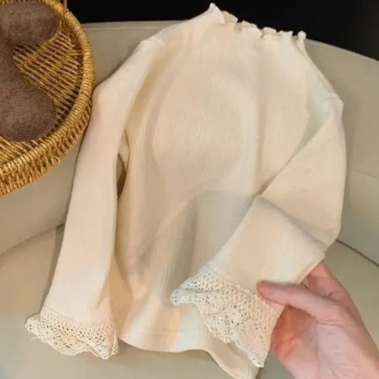 Camila Lace Long Sleeves Cute Top