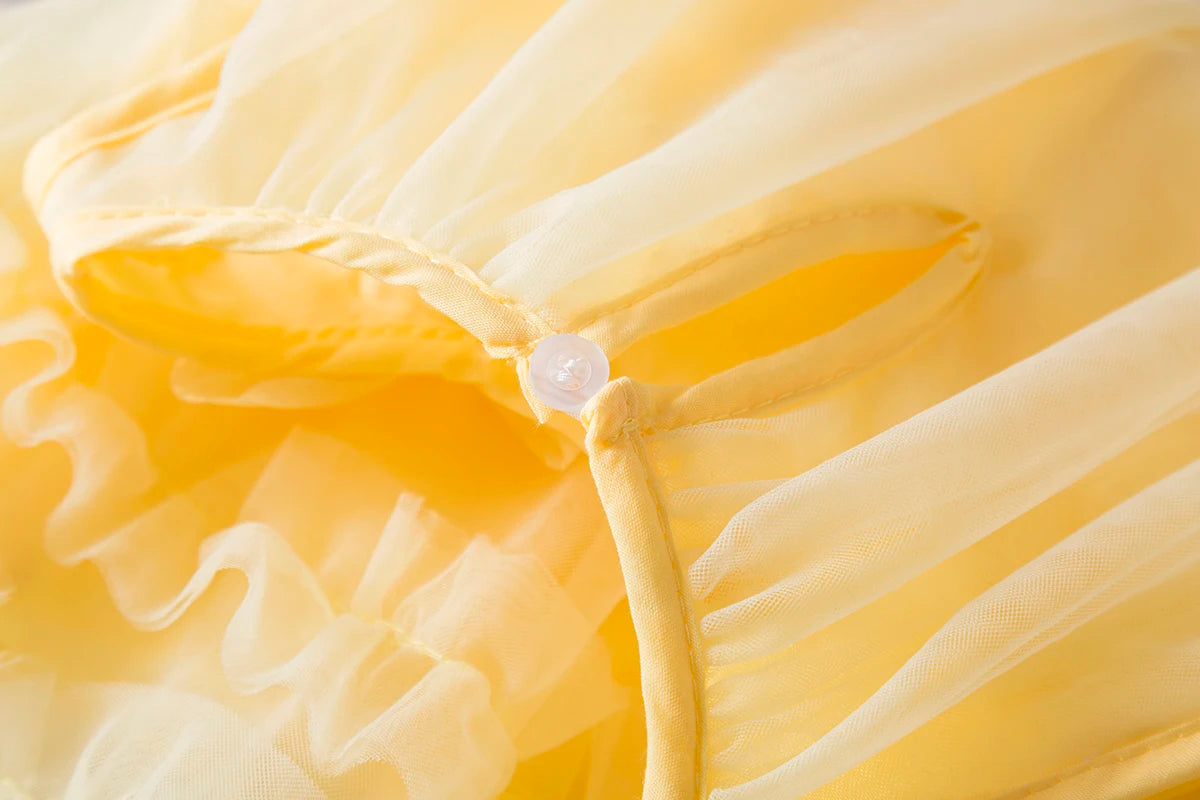 Toddler Girl Princess Pink Flower Decorated Wedding Party Dress