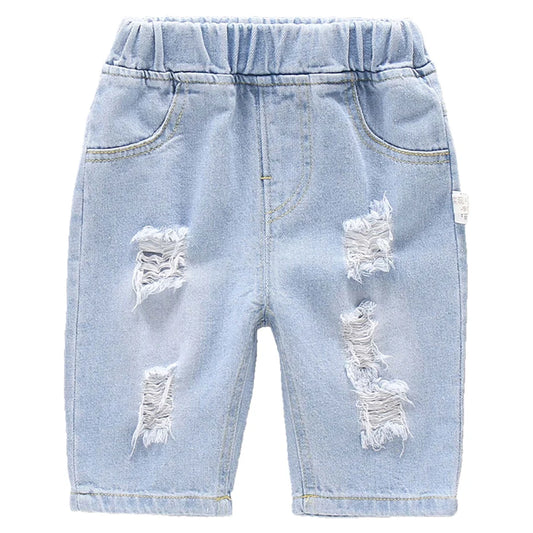 Martín Hole Jeans Kids Boy Summer Kid Denim Casual Style