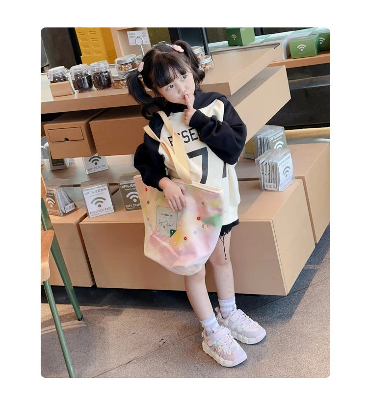 Fashion Leather Sneakers for Girls Children Casual Sports