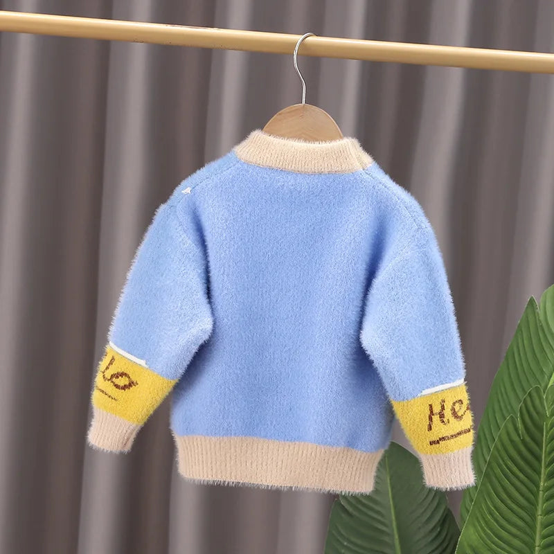 Leonardo Dinosaur Cashmere Sweater - GuGuTon baby store - Baby Fashion - Toddlers Outfits - Babies Outfits - Toddler Clothes - Kids Clothing - Newborn Clothes - Newborn Wear - Kids Wear - Trending Clothes - Trending Outfits - Fall Fashion - Winter Fashion - Girls Clothes - Boys Clothes - Babies Wear - Kids Accessories - KidsWear - Summer Clothes - Summer Fashion - Summer Trend - Falls Sweaters - Tops - Bottom - Jeans - Blouse - Dresses - Newborn Dresses - Toys