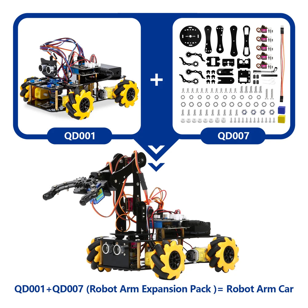 ACEBOTT Robot Car Starter Kit with ESP32 for Arduino Projects
